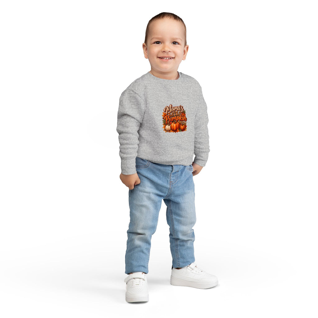 Toddler Sweatshirt "Mama's Little Pumpkin" Fall Graphic