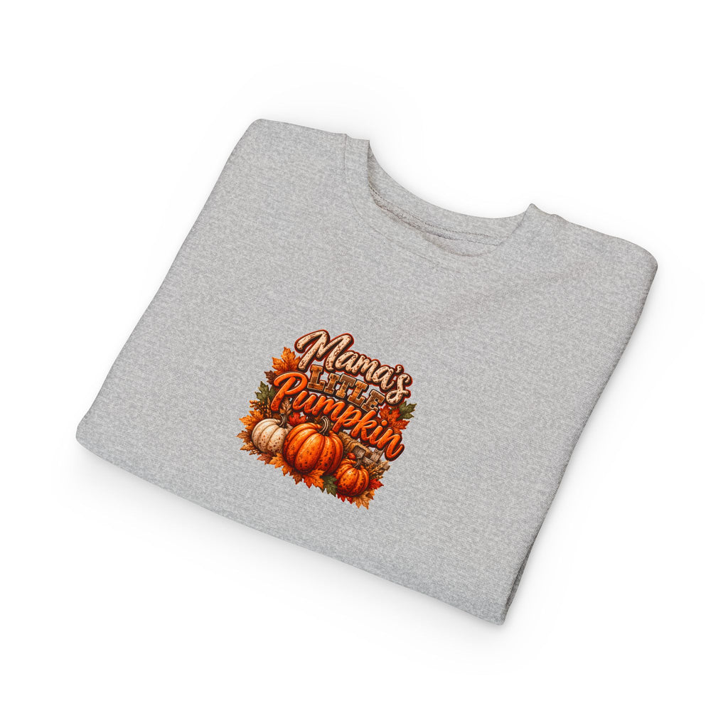 Toddler Sweatshirt "Mama's Little Pumpkin" Fall Graphic