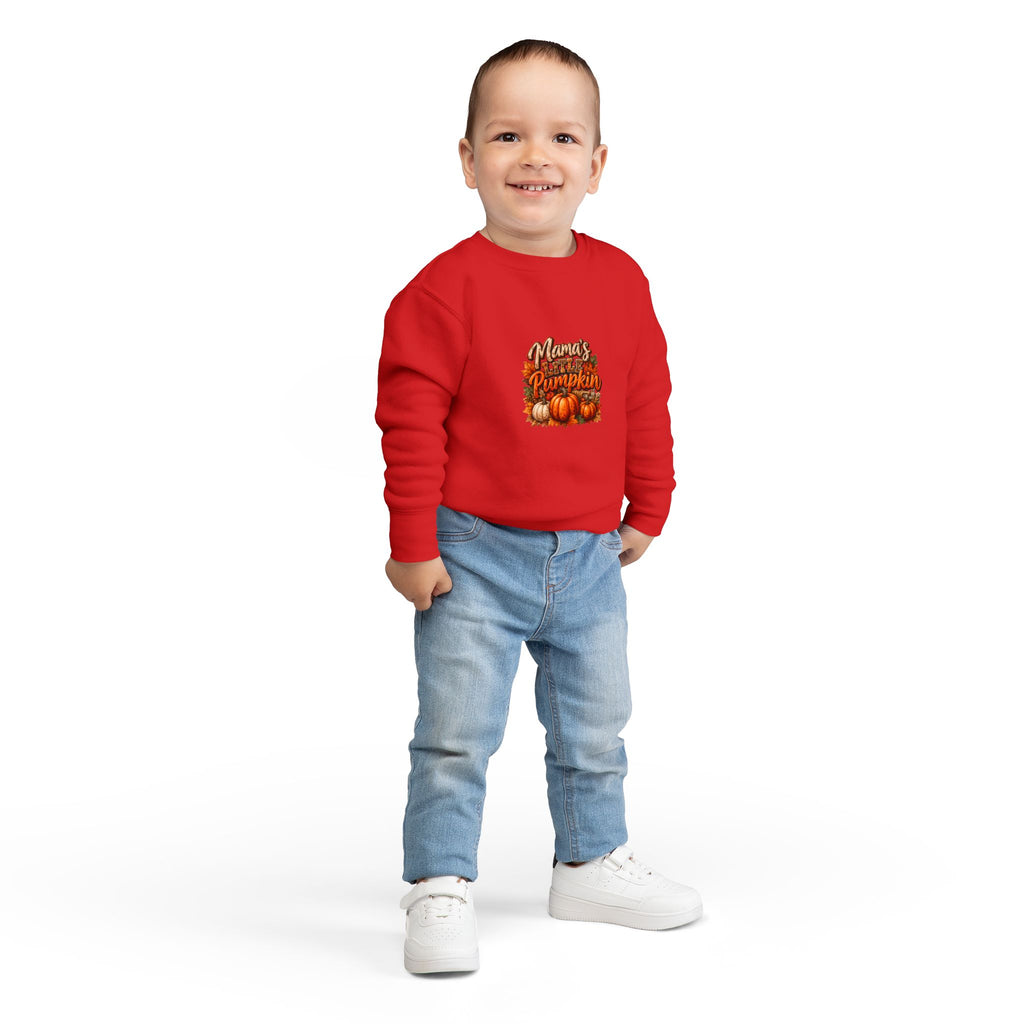 Toddler Sweatshirt "Mama's Little Pumpkin" Fall Graphic