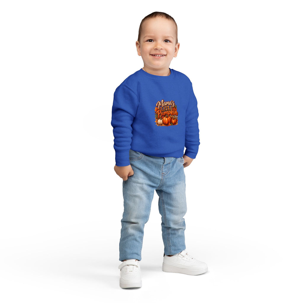 Toddler Sweatshirt "Mama's Little Pumpkin" Fall Graphic