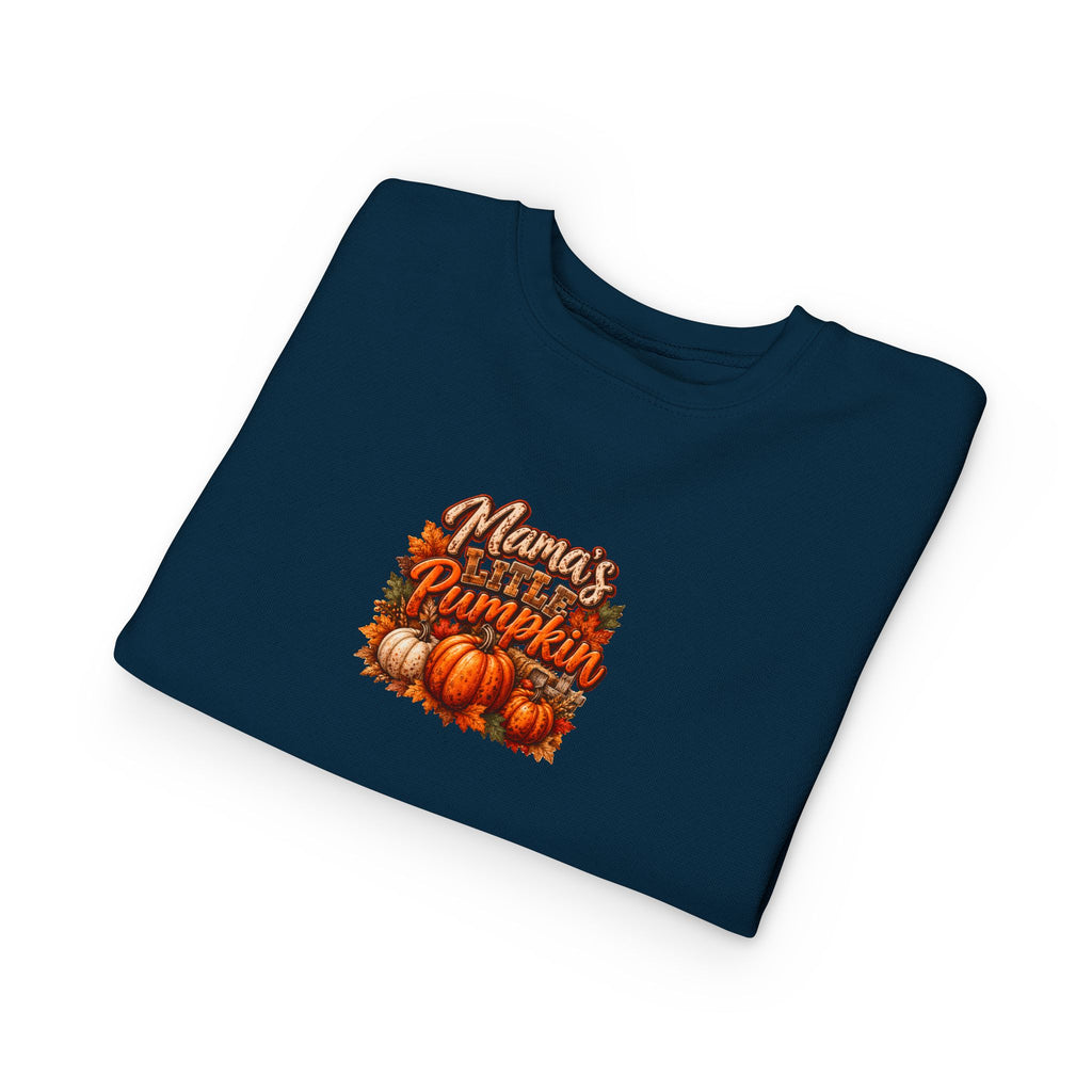 Toddler Sweatshirt "Mama's Little Pumpkin" Fall Graphic
