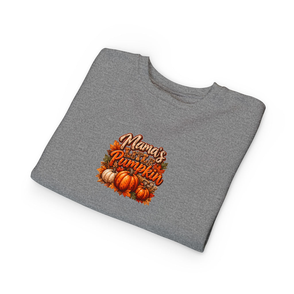Toddler Sweatshirt "Mama's Little Pumpkin" Fall Graphic