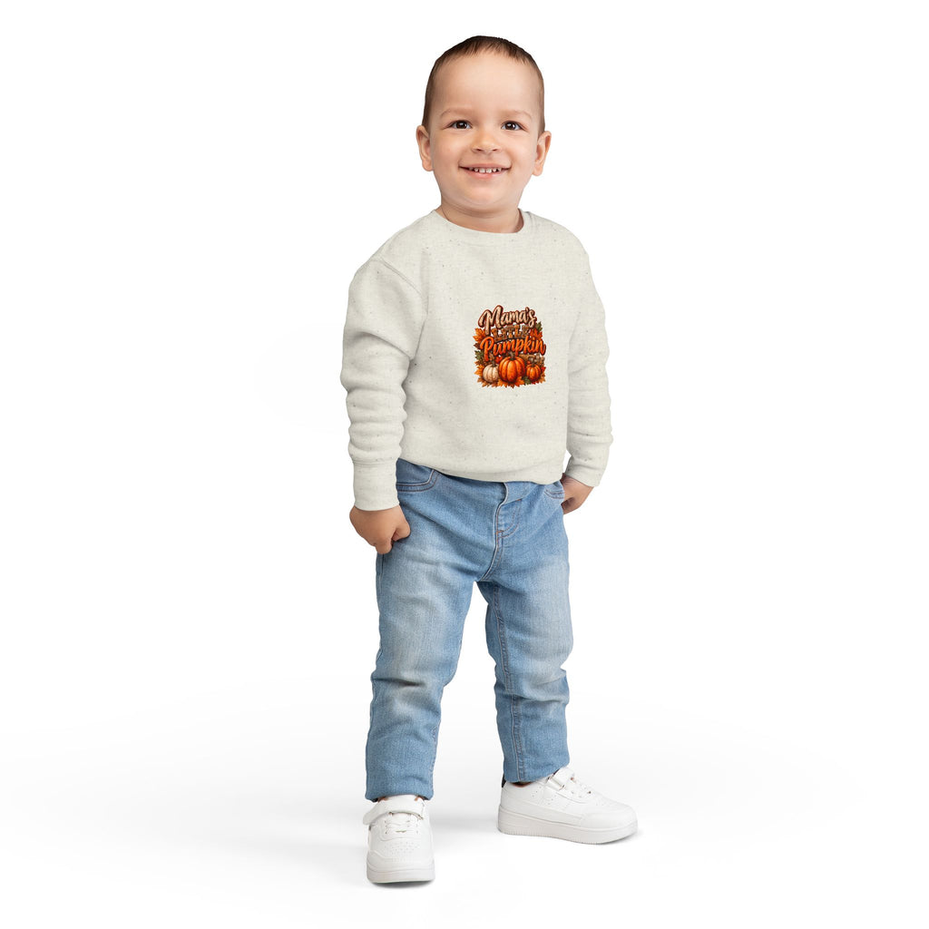 Toddler Sweatshirt "Mama's Little Pumpkin" Fall Graphic