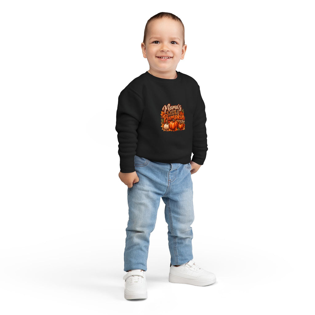 Toddler Sweatshirt "Mama's Little Pumpkin" Fall Graphic