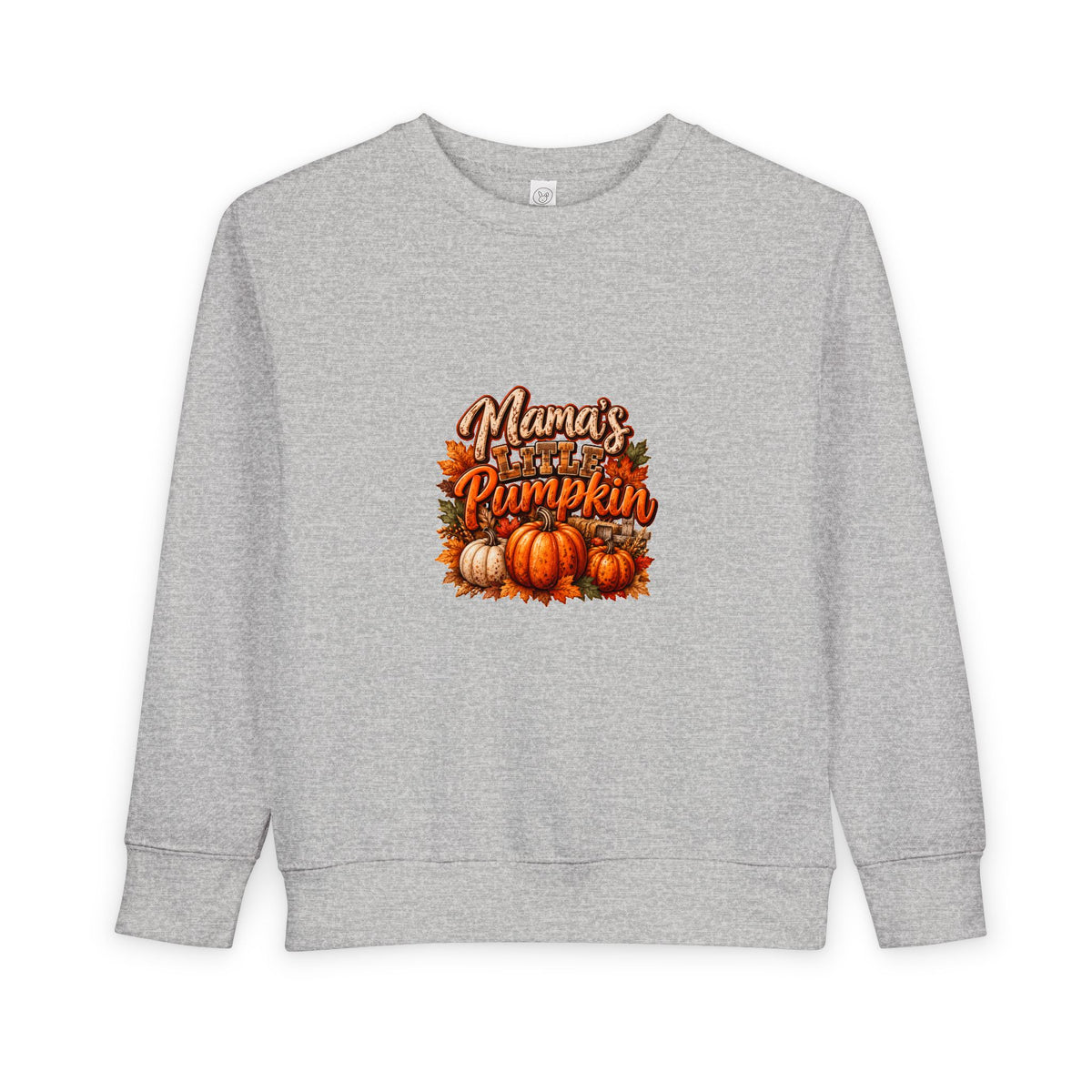 Toddler Sweatshirt "Mama's Little Pumpkin" Fall Graphic